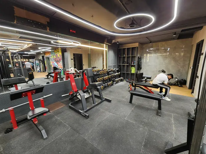 Long view of the training floor