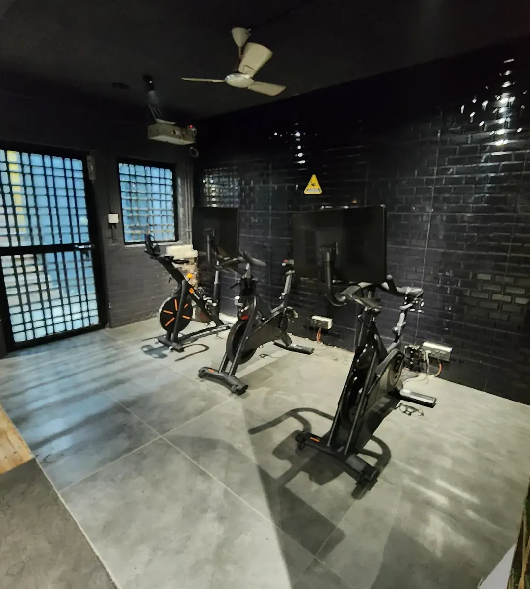 Bikes in the cardio zone